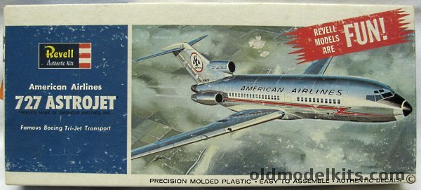 Revell 1/144 American Airlines Boeing 727-100 Astrojet, H245-100 plastic model kit